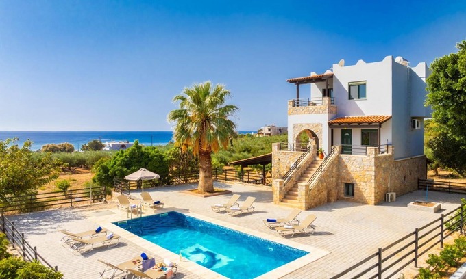 Fragkokastello Villa | Theo Beach Villa - Four Bedroom Villa, Sleeps 9