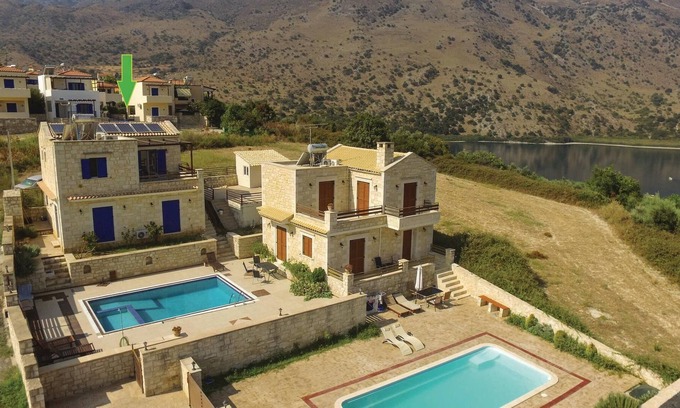 Kavallos House | This appealing vacation home is located on the top of the hill and offers an ideal location, combini