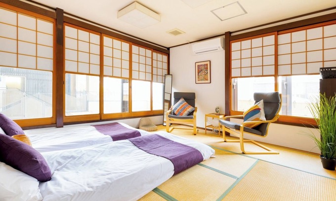 Nara Apartment | This guesthouse has a living room and four bedrooms and can be rented exclusively for your group/Nara Nara