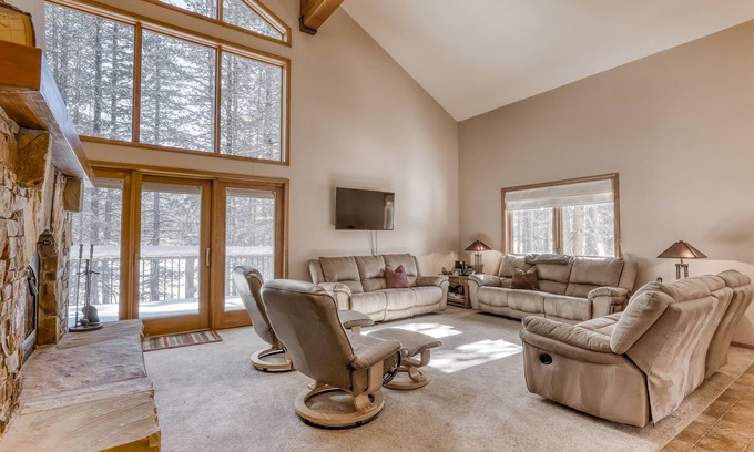 Serene Lakes House | Three-story lakefront home w/lake views, wood fireplace, high-speed WiFi, W/D