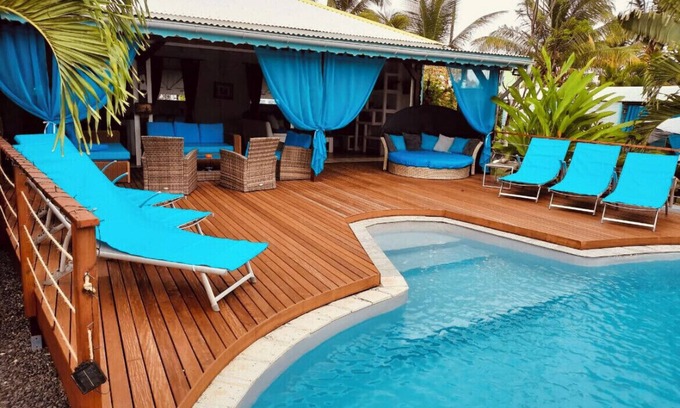 Saint-Francois Villa | Ti t'air d'ailleurs/Rental of a spacious house for 10-12 people