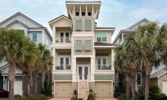 Palm Coast House | Tiki Tides Welcomes - Direct Oceanfront Heated Pool Home In Cinnamon Beach!