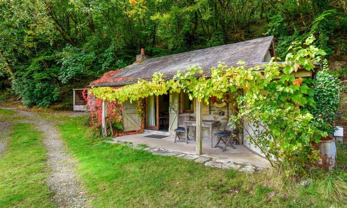 Morwellham Cottage | Tin mine riverside retreat, log fires, views, wildlife, ruins, pet-friendly