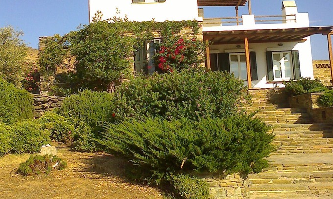 Agios Sostis Villa | Tinos Cyclades Traditional House, close to the sea, unique view, min from port