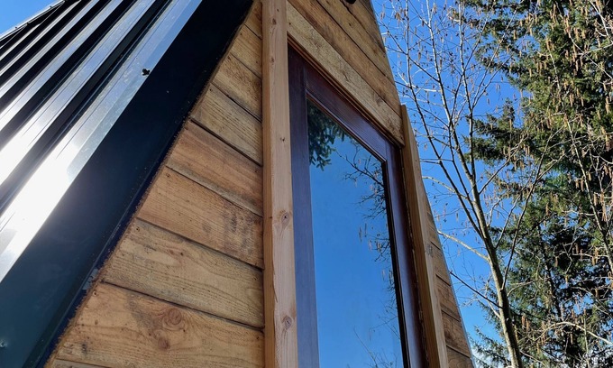 Pleasant Valley Cabin | Tiny A-Frame Farm Meadow Retreat minutes from downtown