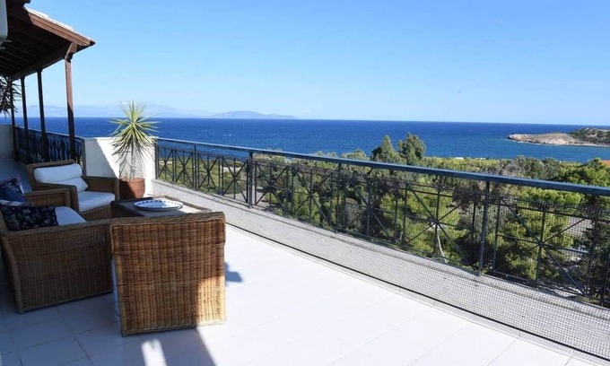 Rafina-Pikermi Apartment | Top floor 3bed 2bath with stunning 360 view