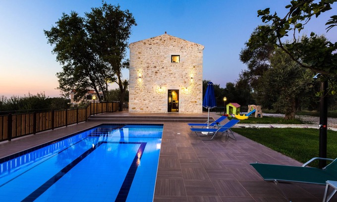 Prines Villa | Traditional, stone-built villa with private pool, spectacular views, privacy