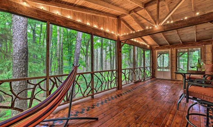 Greentown Cabin | Trails & Creek On-Site: Tranquil Greentown Cabin
