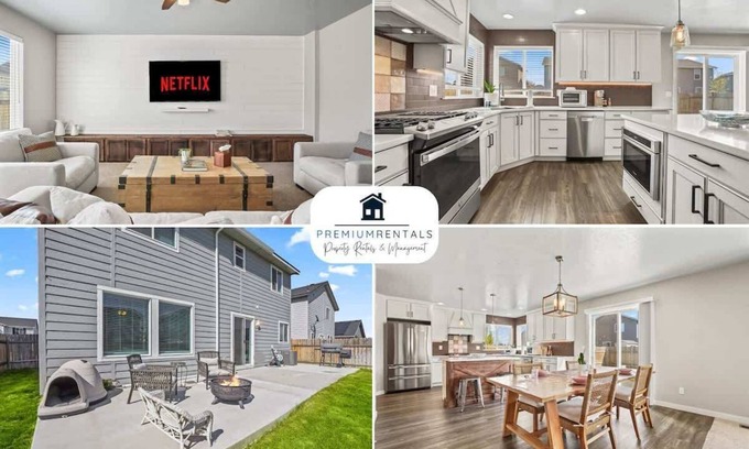 Caldwell House | Tranquil 4BR Oasis & BBQ Haven with office area
