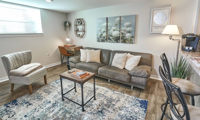 East Mount Airy House | Travelers Private Unit in Lush Mount Airy Neighborhood, Sanitized, Walk to Train