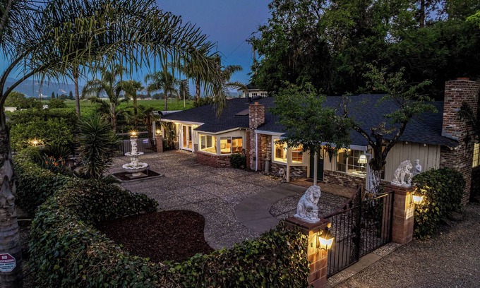 Geyserville House | Trentadue Winery Home Estate. Pool, vineyard, and winery.