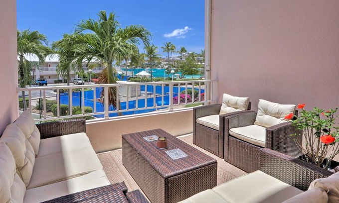 Nazareth Apartment | Tropical St Thomas Resort Getaway with Pool Access!