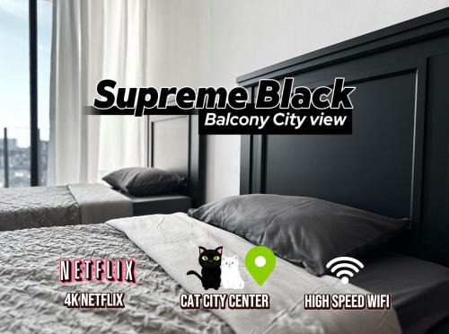 Kuching Apartment | Tropics City Supreme Black Theme Large Balcony City View至尊黑主题大阳台城市风景民宿