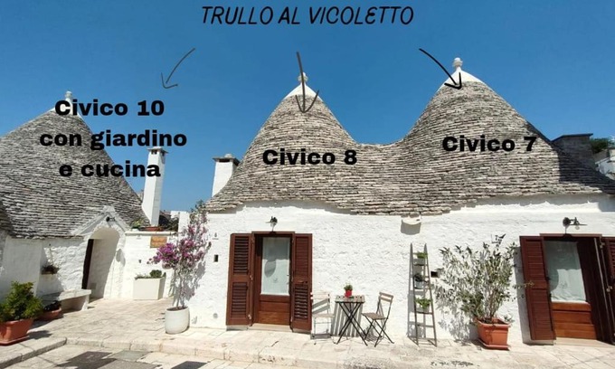 Alberobello House | Trullo al vicoletto al civico 10, civico 8, civico 7