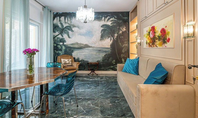 Quartiere XI Portuense Apartment | Tu chiamale emozioni, spacious 4bedroom in charming Roma WiFi,AC,Kitchen,Balcony