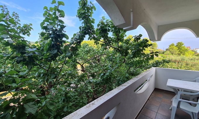 Dobropoljana Apartment | Two bedroom apartment with terrace and sea view Dobropoljana, Pašman (A-8198-b)