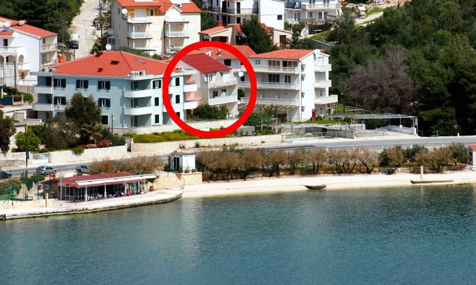 Marina Apartment | Two bedroom apartment with balcony and sea view Marina (Trogir)