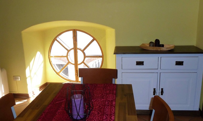 Nebbiuno Apartment | Two-room apartment on two levels in an old paper factory of the early '800