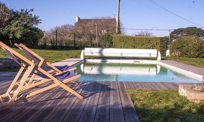 Perros-Guirec House | ty michel · Swimming pool access to beaches and sh