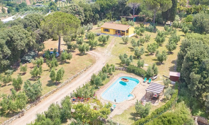 Bibbona House | Typical Tuscan house with pool, on top of a hill, great view