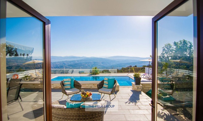 Theletra Villa | Uninterrupted views of the countryside at this 3 bedroom refurbished villa