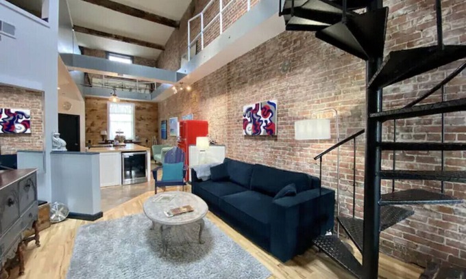 Glens Falls Apartment | Unique Loft Downtown Glens Falls