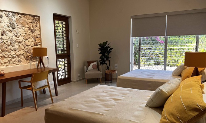 Merida Municipality House | Unique Merida 3 Bdr home - 2 blocks to Paseo Montejo. W/Starlink Wifi & Pool