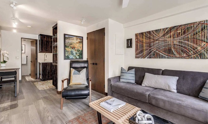 West End Apartment | Updated Studio in Aspen Core