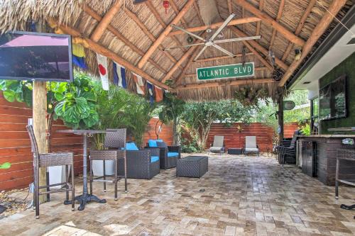 Santa Barbara Estates House | Upscale Home with Hot Tub Walk to Pompano Beach!
