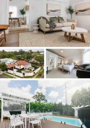 Bardon House | Urban Getaway Bardon Luxe 3 bed 2 bath and pool