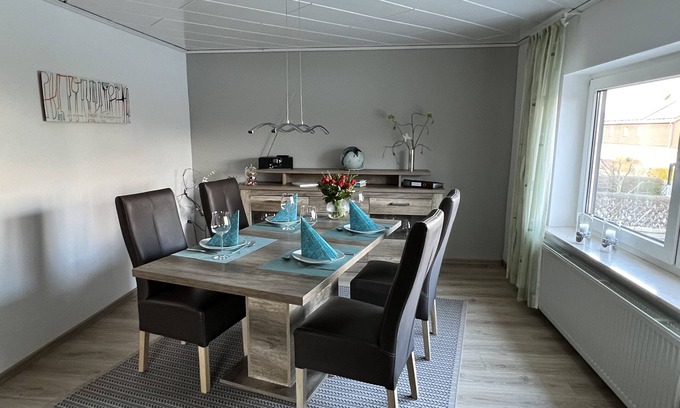 Siedlung Gottingerode Apartment | Vacation apartment Zaunkönig near forest and paddocks.