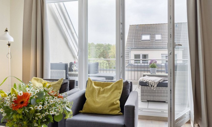 Scharbeutz Apartment | Vacation apartment Küstenidyll with balcony in the Baltic Sea Lodge in Scharbeutz