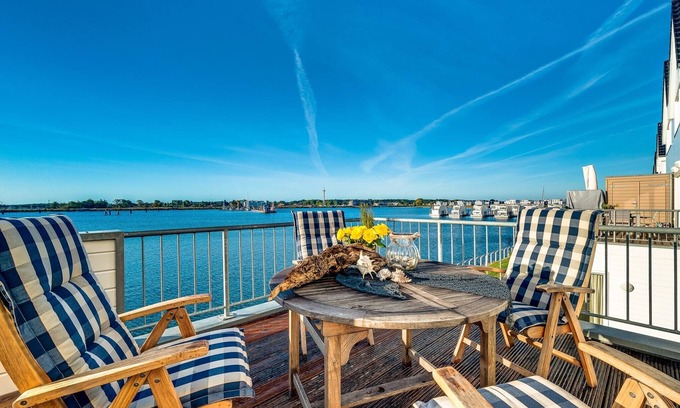 Olpenitz Apartment | Vacation apartment "Schleiblick" directly on the water, between the Schlei and the Baltic Sea