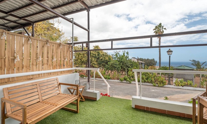 Armenime Apartment | Vacation 'Beautiful Sea View and Pool Finca 2' with Shared Pool, Private Terrace and Wi-Fi