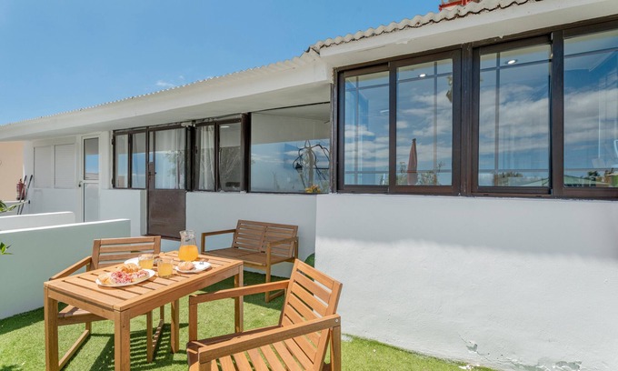 Armenime Apartment | Vacation 'Beautiful Sea View and Pool Finca 3' with Shared Pool, Private Terrace and Wi-Fi