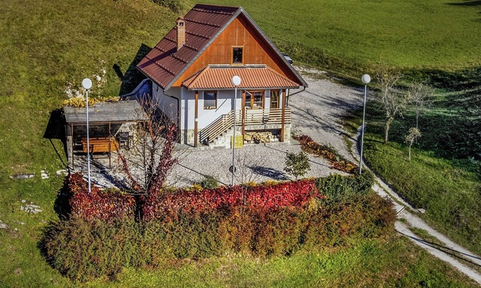 Tolmin House | Valley view Holiday Home Mrak with sauna