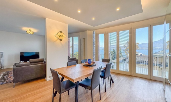 Gonte Apartment | Vera apartment with wonderful terrace lake view