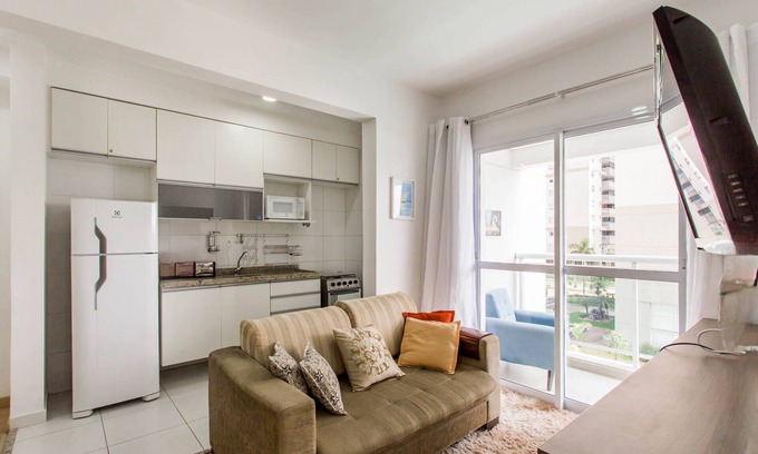 Sao Paulo Apartment | Very pleasant and practical equipped good location