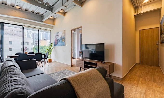 Reforma Apartment | VH | Roma Nte | Comfy apt + wifi and washer | 303