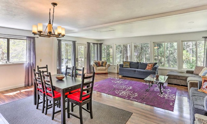 Weaverville House | Vibrant Weaverville Escape with Deck and Creek!