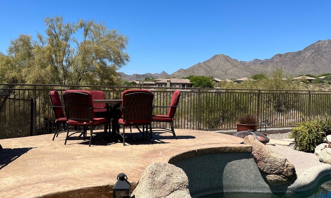 McDowell Mountain Ranch House | Views, Location, Privacy and Fun! Setup for Comfort and to Entertain