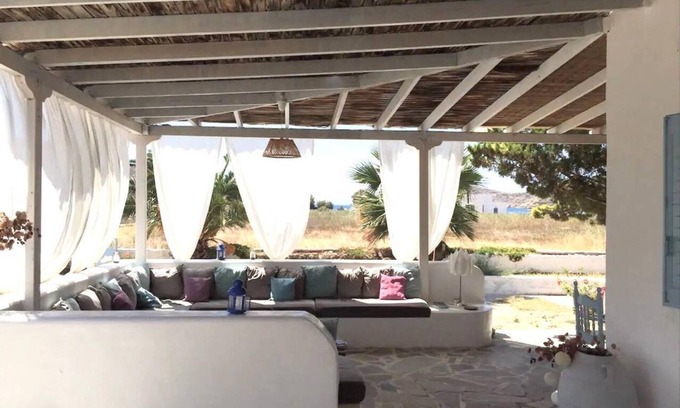 Ios Town Villa | Villa 100 M From THE Beach 6 Room IN IOS Island