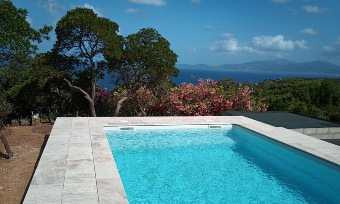 Portigliolo House | Villa 8 p, very quiet, comfortable, breathtaking view of the golf course and the maquis