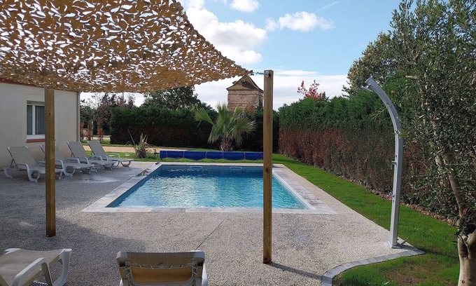 Bon-Encontre Villa | Villa After Work Piscine Chauffée, Babyfoot, Pétanque, Ping-pong