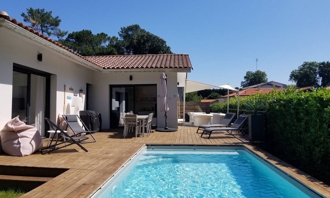 Saubion House | Villa air-conditioned Heated pool Fibre Ocean Hossegor Seignosse Capbreton