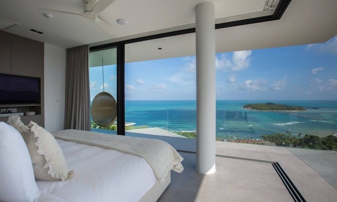 Choeng Mon Villa | Villa Amylia Emerald, modern excellence with world-class sea views