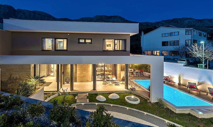 Podgora Villa | Villa Aria with pool, 100m to beach