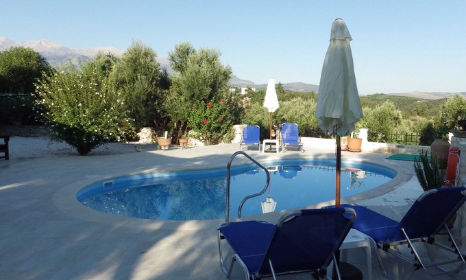 Aspro Villa | Villa Calista - affordable comfort sea views, private pool, near beach