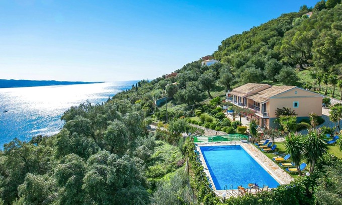 Agios Stefanos Villa | Villa Caribia Sea View by Villa Plus