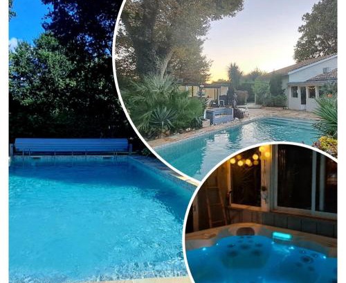 Saint-Magne Villa | Villa Chênaie des Lagunes Piscine & Spa privé